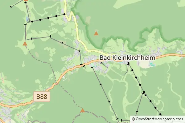 Mapa Bad Kleinkirchheim