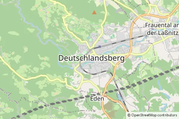 Mapa Deutschlandsberg