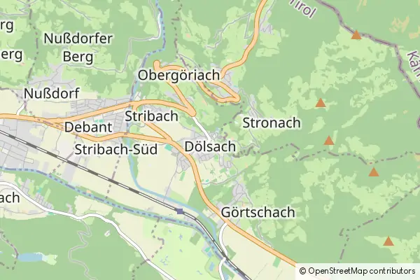 Mapa Dolsach