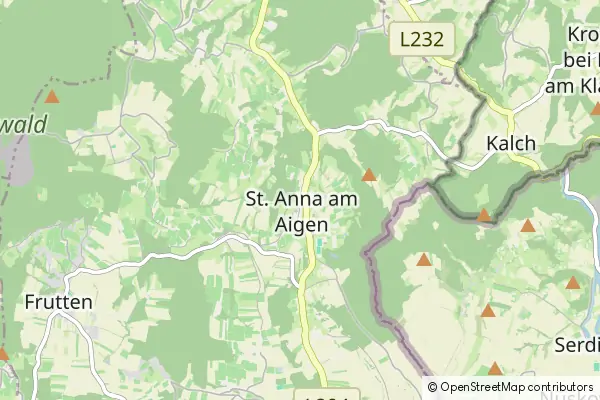 Mapa Sankt Anna am Aigen