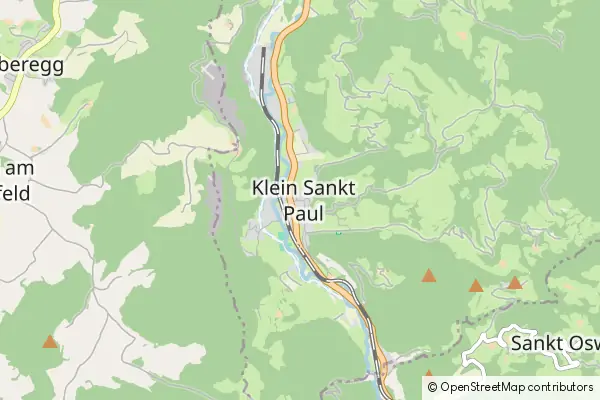 Mapa Klein Sankt Paul