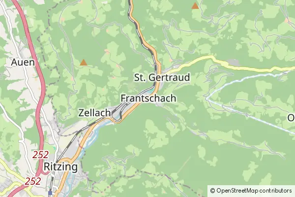 Mapa Sankt Gertraud