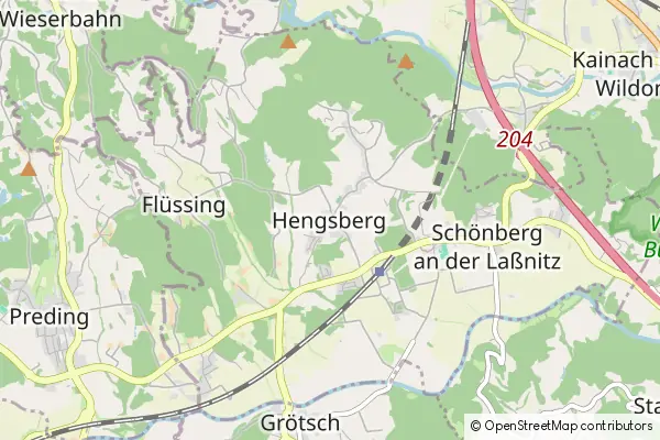 Mapa Hengsberg