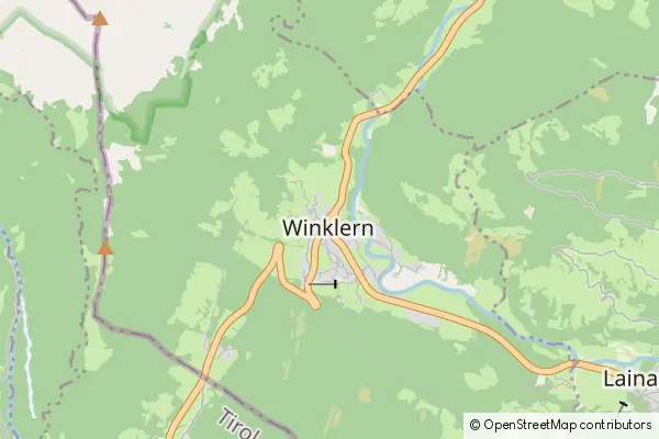 Mapa Winklern