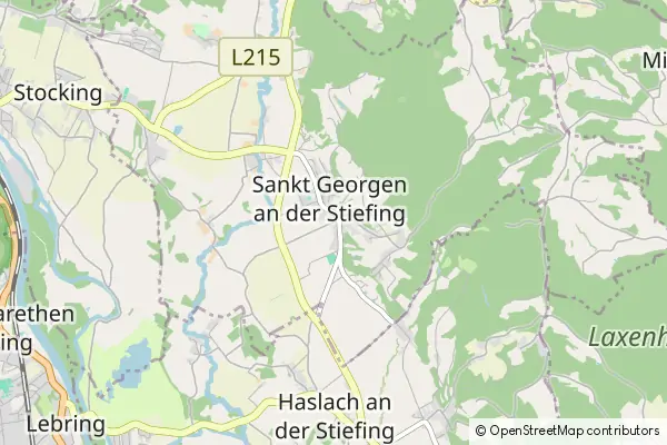 Mapa Sankt Georgen an der Stiefing