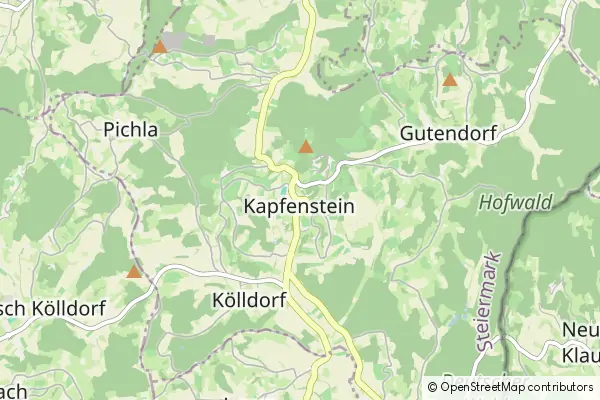 Mapa Kapfenstein