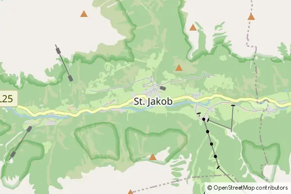 Mapa St. Jakob in Defereggen