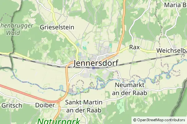 Mapa Jennersdorf