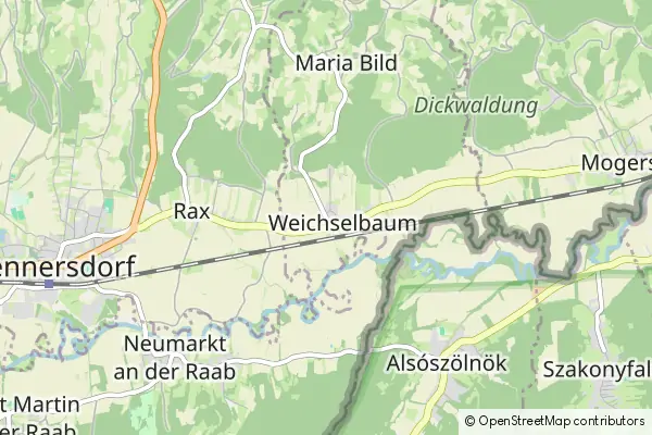 Mapa Weichselbaum