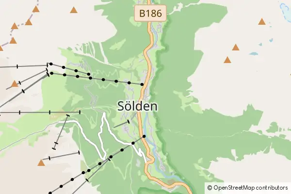 Mapa Sölden