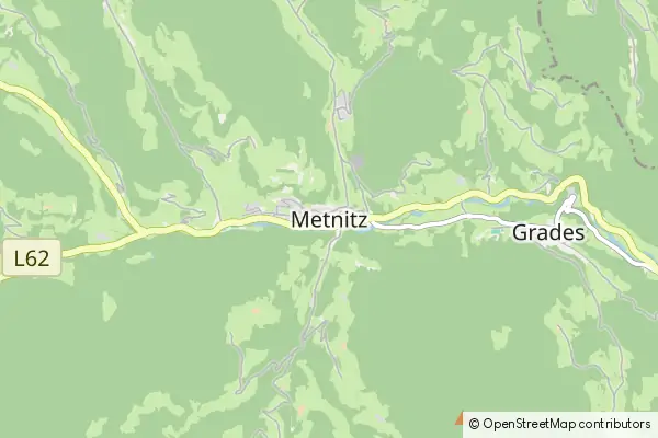 Mapa Metnitz