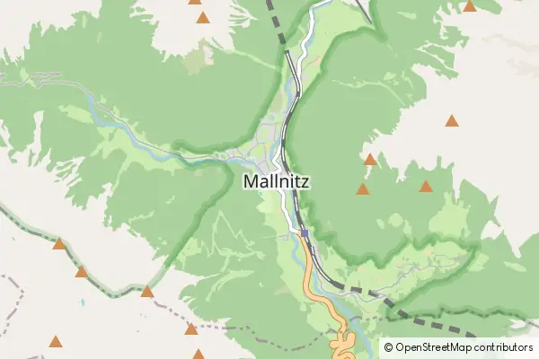 Mapa Mallnitz