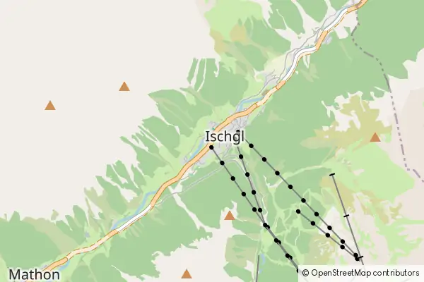 Mapa Ischgl