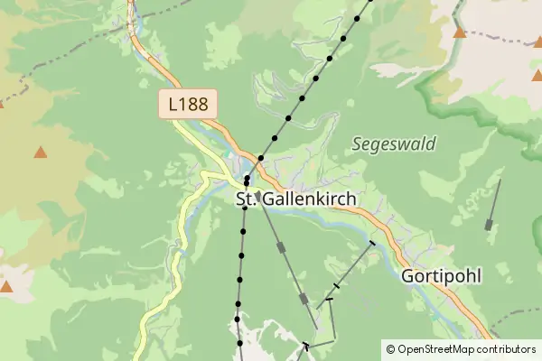 Mapa Sankt Gallenkirch