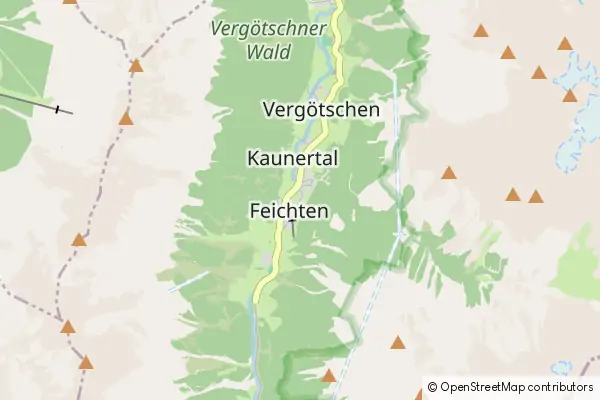 Mapa Feichten