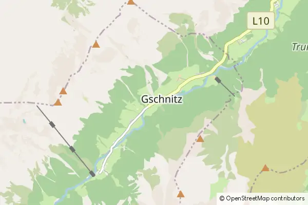 Mapa Gschnitz