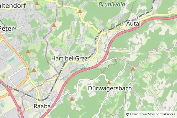 Mapa Hart bei Graz