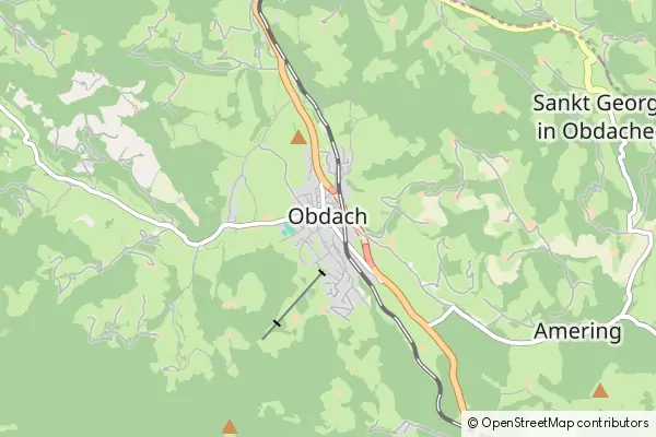 Mapa Obdach