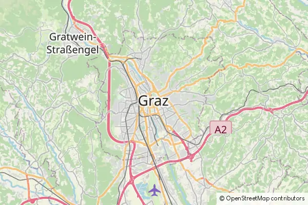 Mapa Graz