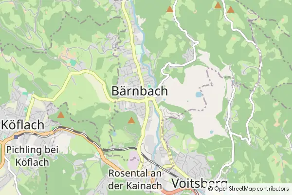 Mapa Baernbach