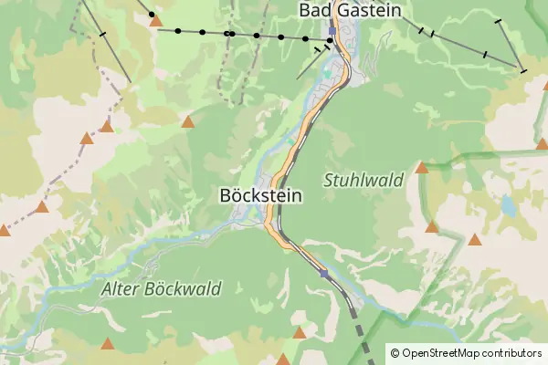 Mapa Böckstein