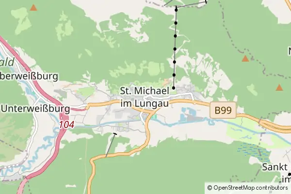 Mapa St. Michael im Lungau