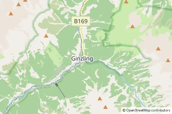 Mapa Ginzling