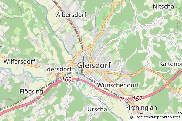 Mapa Gleisdorf