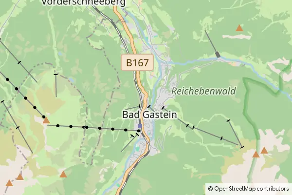 Mapa Bad Gastein