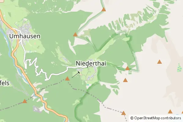 Mapa Niederthai