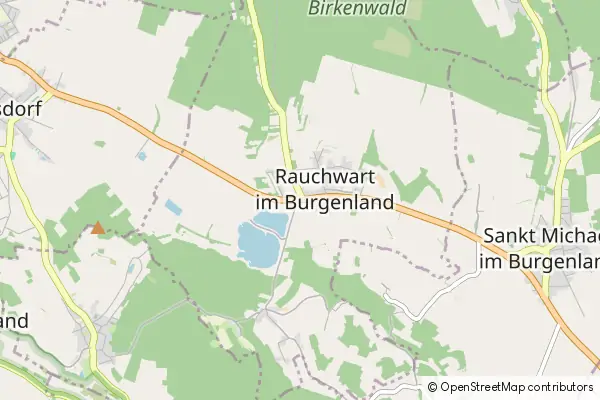 Mapa Rauchwart im Burgenland