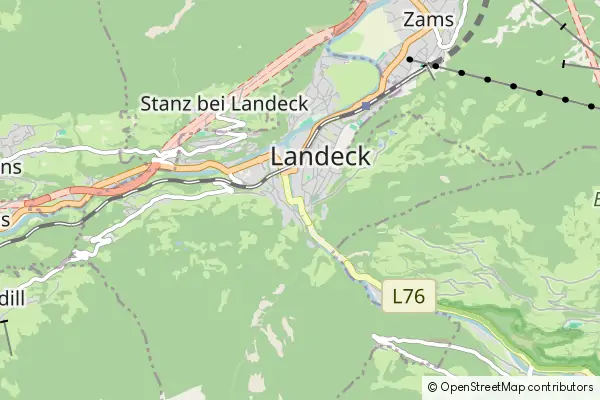 Mapa Landeck