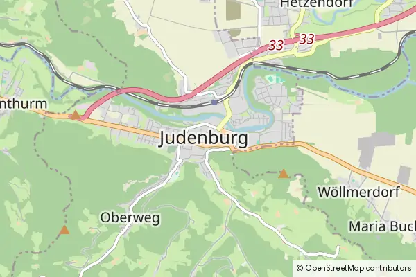 Mapa Judenburg