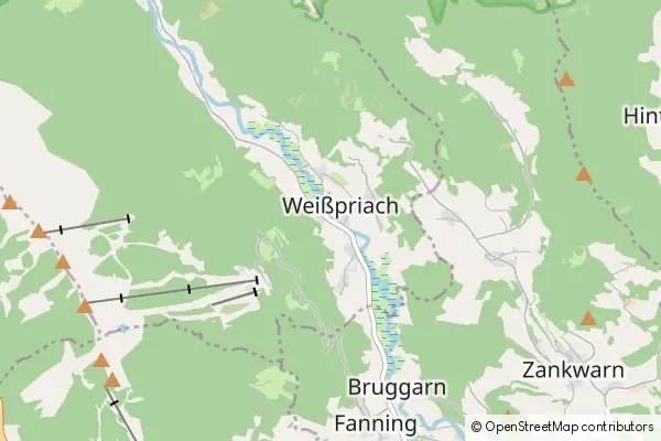 Mapa Weißpriach