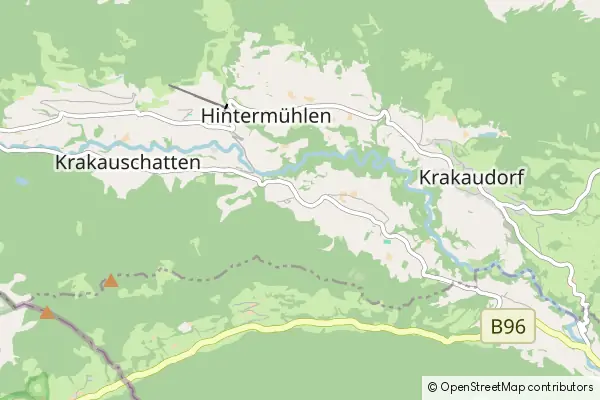 Mapa Krakauschatten