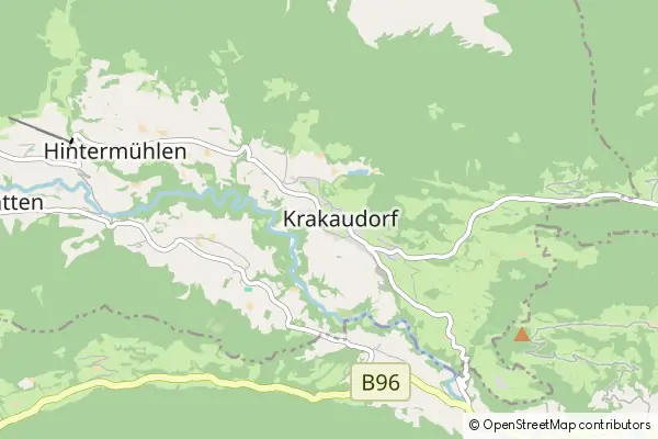 Mapa Krakaudorf