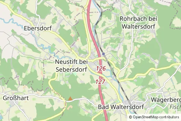 Mapa Sebersdorf