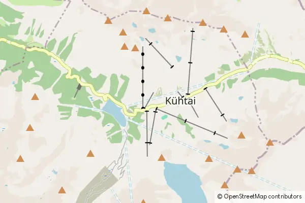 Mapa Kuhtai