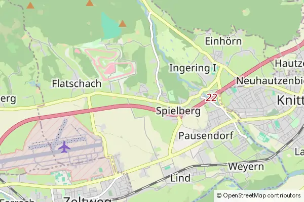 Mapa Spielberg