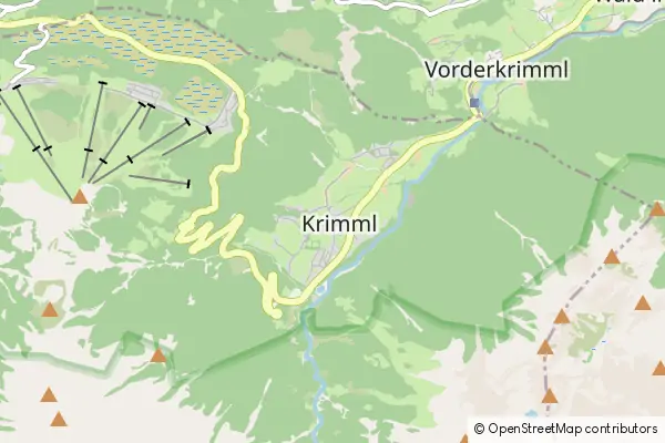 Mapa Krimml