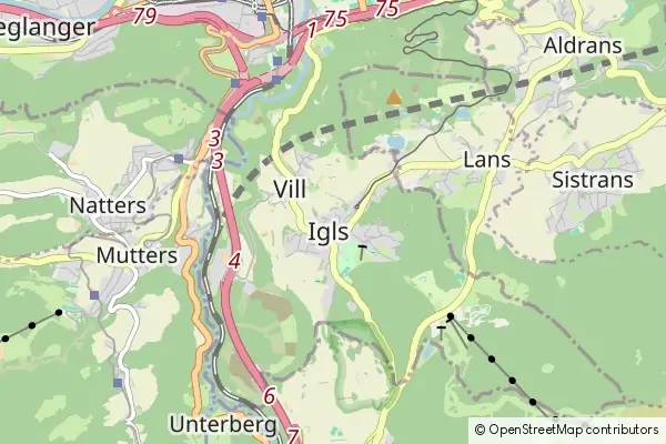 Mapa Igls