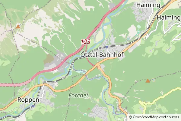 Mapa Otztal