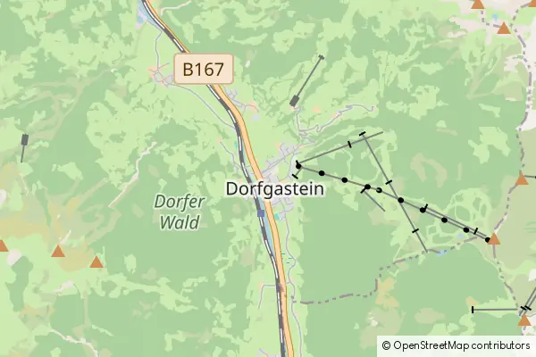 Mapa Dorfgastein