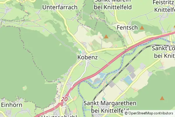 Mapa Kobenz