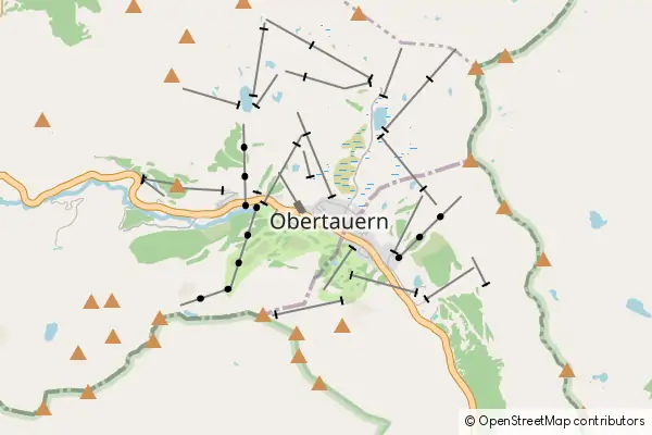 Mapa Obertauern