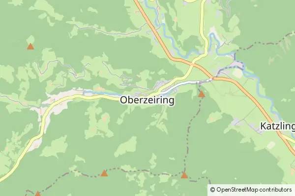 Mapa Oberzeiring