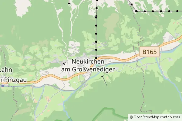 Mapa Neukirchen am Großvenediger