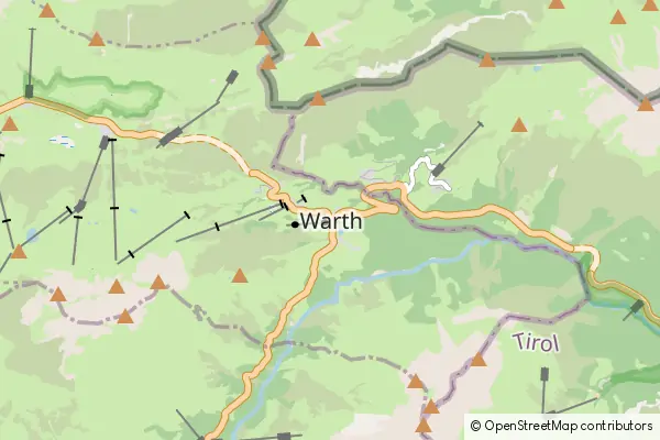 Mapa Warth