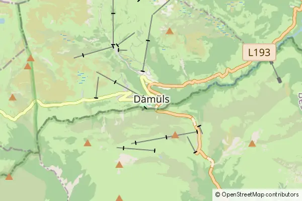 Mapa Damüls