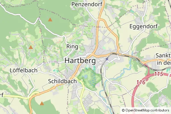 Mapa Hartberg